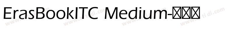 ErasBookITC Medium字体转换
